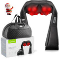cotsoco Shiatsu Back Neck and Shoulder Massager with HeatDeep Tissue 3D Kneading Pillow Electric Full Body Massager for LegsFootBody Muscle Pain ReliefGifts for Mom Dad
