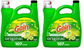 Gain + Aroma Boost Liquid Laundry Detergent Original Scent 107 Loads 154 oz HE Compatible (Pack of 2)
